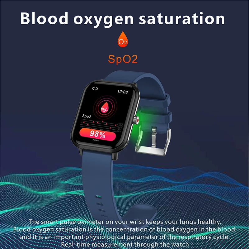 Новинка 2021 смарт-часы с датчиком температуры тела фитнес-трекер часы Bluetooth