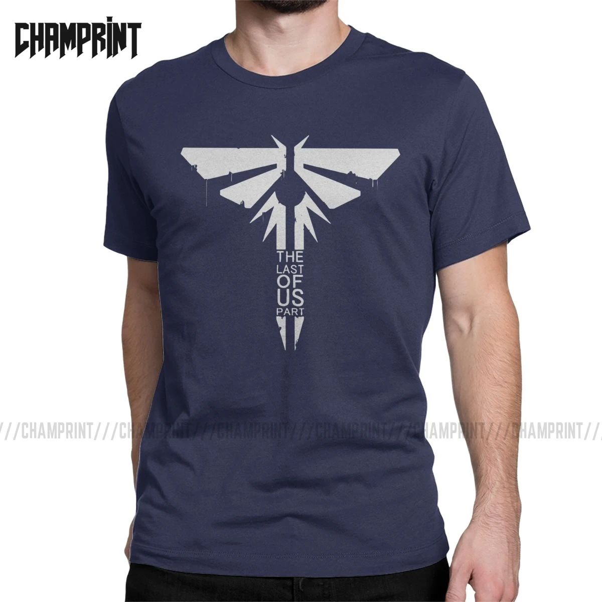 Firefly The Last Of Us Men T Shirts Ellie Fireflies Joel Tlou Video Game Vintage Tee Shirt Short Sleeve T-Shirts Cotton Gift | Мужская