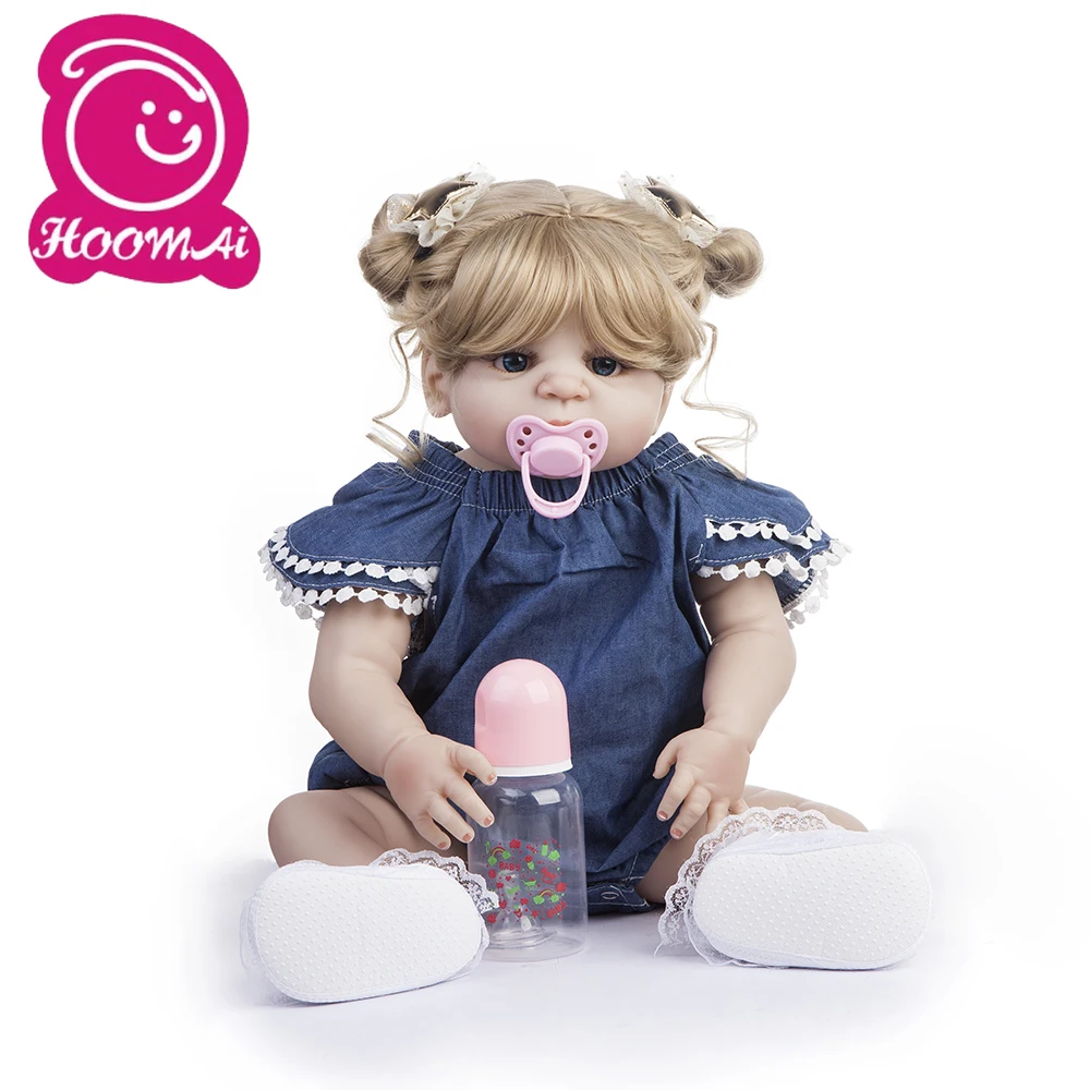 Feelwind новая прическа кукла для девочки полностью силиконовая Реалистичная Bebes Reborn