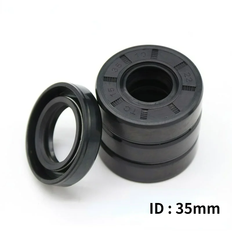 

ID 35mm NBR Nitrile Rubber Shaft Oil Seal TC-35*42/45/48/50/52/55/58/62/65/68/70/80/86*5/6/7/8/10/12 Nitrile Double Lip Oil Seal