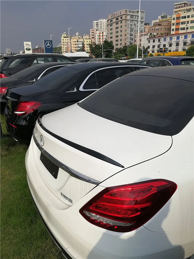Спойлер для W205 2015-2018 MK Mercedes-Benz C-class C180 C200 ABS пластик Материал заднее крыло