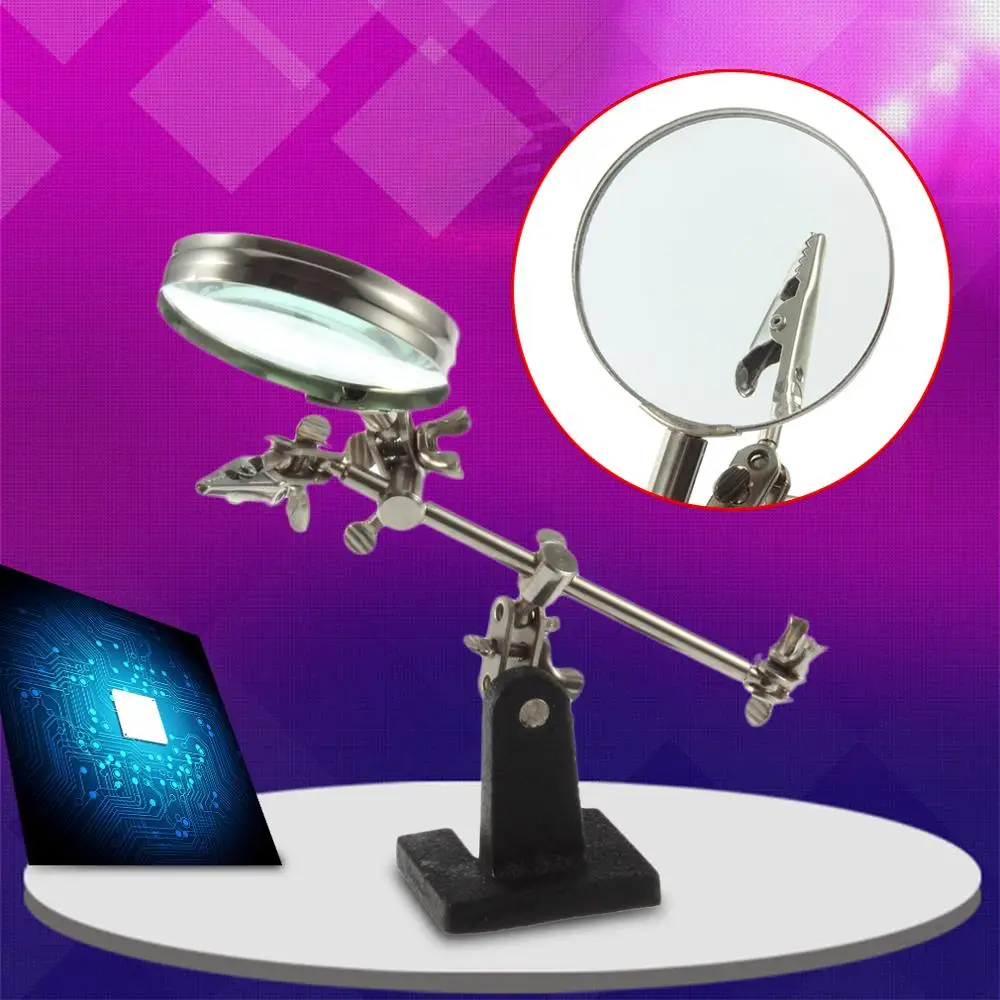 Подставка для паяльника третья рука|magnifier tools|third hand solderingthird |