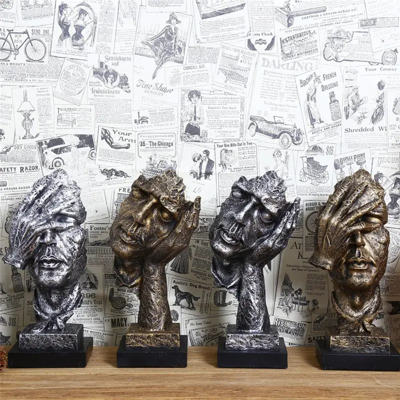 Креативная художественная Статуэтка Ретро Статуэтки из смолы стабильное