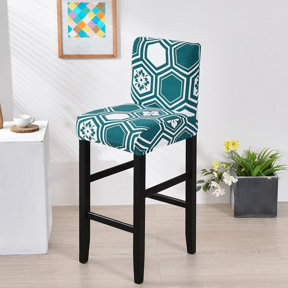

Spandex Polyester Solid Chair Cover Seat Covers for Bar Stool Chairs Slipcover Home Hotel Banquet Dining Chair Decoration Bar