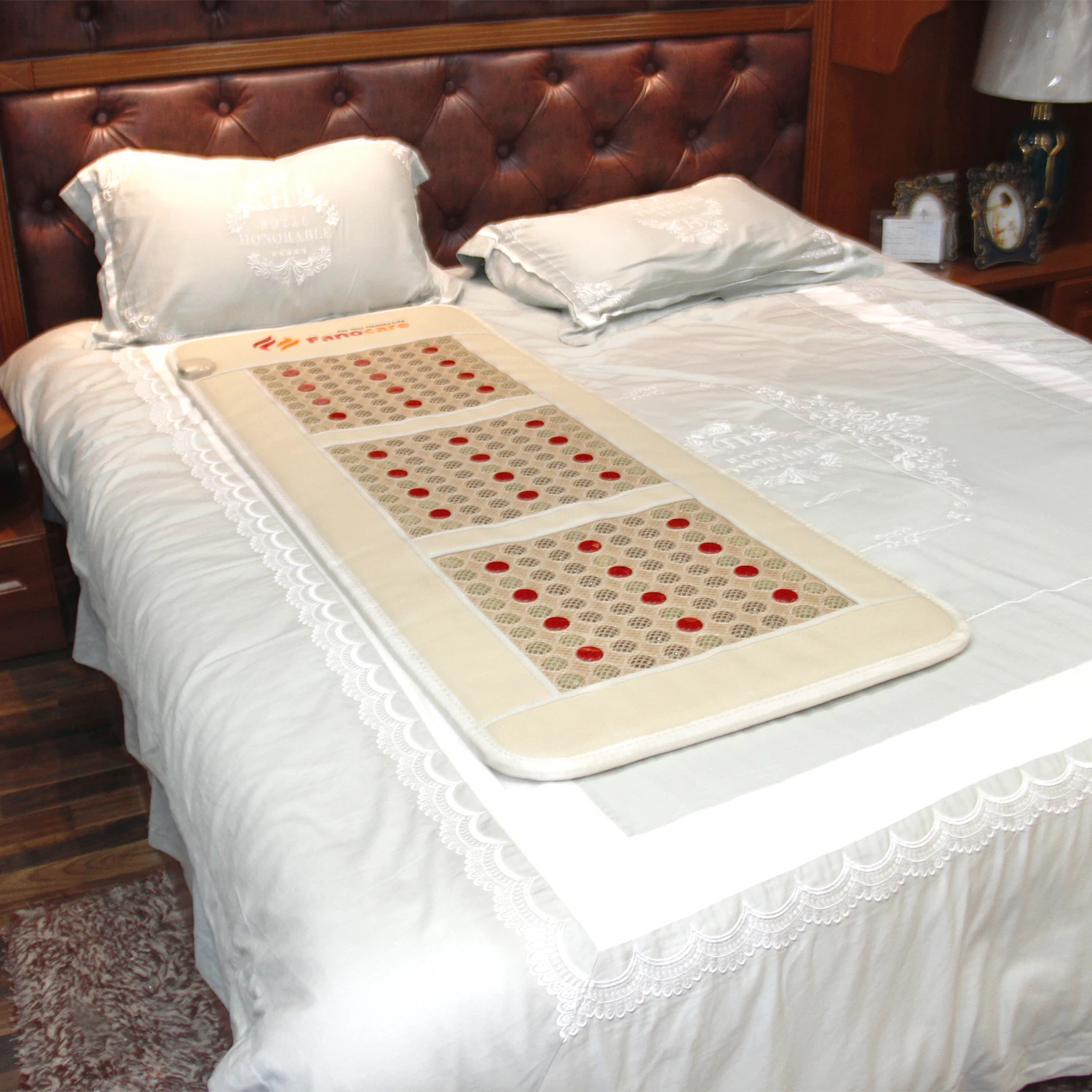 Fanocare медицинский иэмп Отопление Массаж Турмалин коврик терапии нефрит для