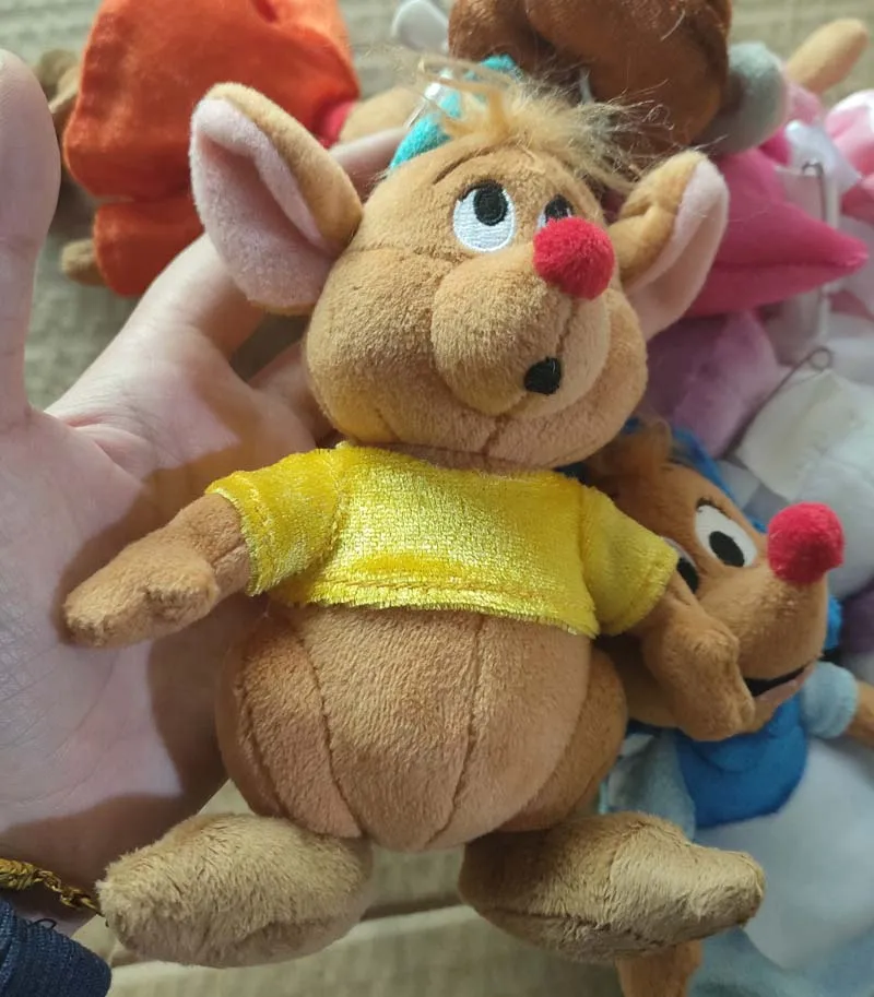 Японский подлинный Disney кукла брелок для сумки плюшевый игрушечный Золушка JAQ GUS AND