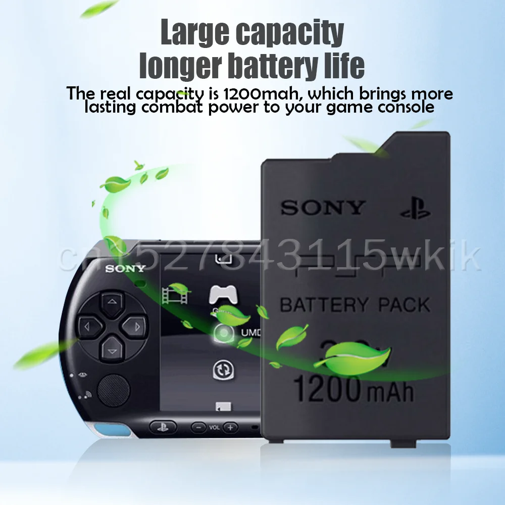SONY 1200 мА/ч 3 6 V литиевая Перезаряжаемые Батарея пакет для Sony PSP2000 PSP3000 PSP 2000 3000 PSP-S110