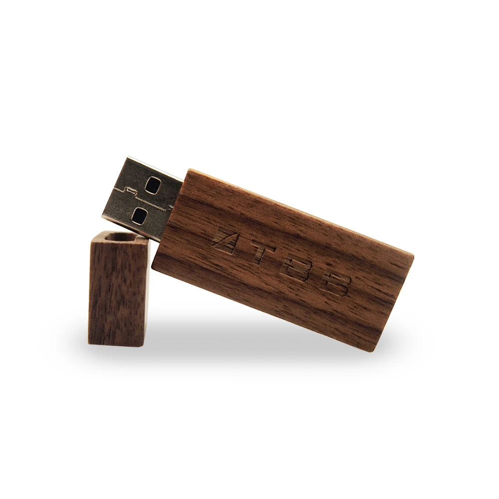 Деревянный Usb флеш накопитель с коробкой 2 0 64 32 16 8 4 Гб карта бесплатный