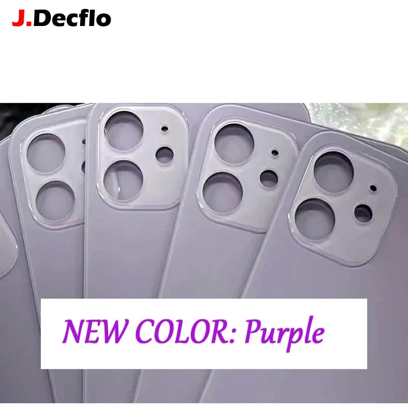 jdecflo for iphone 12 12 mini mobile smart phone spare parts back cover replacement battery housing rear glass free global shipping