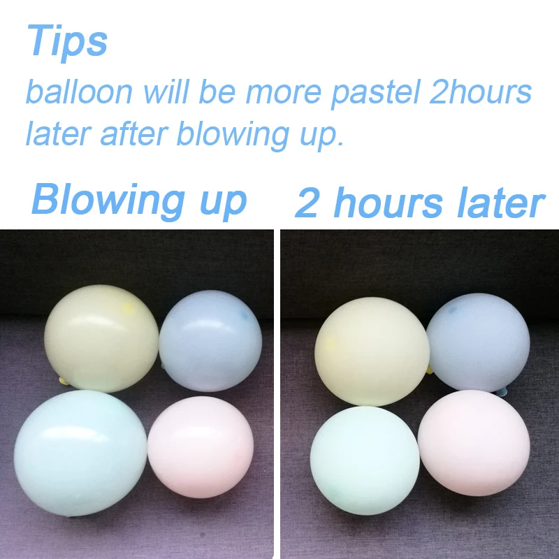 

30pcs 5 Inch Macarons Color Pastel Candy Balloons Latex Round Helium Baloons For Birthday Party