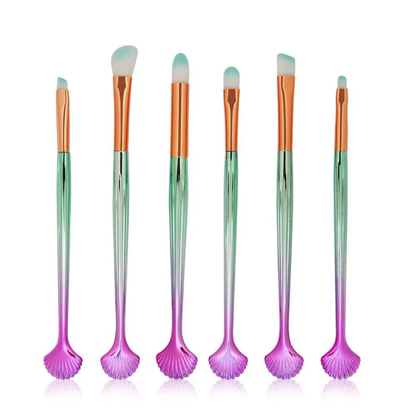 10 шт. набор кистей для макияжа пудра тени век бровей губ консилер красота