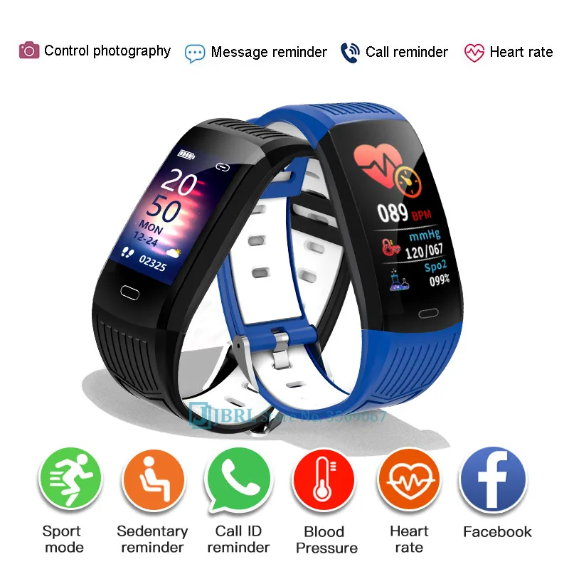 

Fashion Women digital Wristwatch Heart Rate Blood Pressure Electronic Wrist Watch Female Fitness Tracker Clock For Andoid IOS