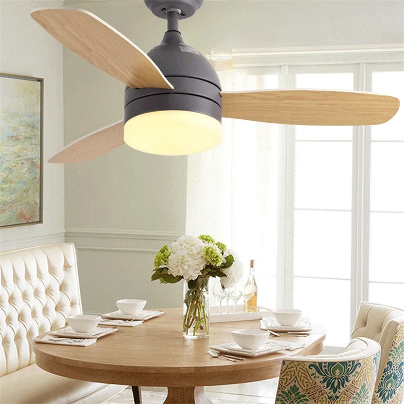 AOSONG Modern Ceiling Fan Lights With Remote Control Blade Lighting Decorative For Home Living Room Bedroom Restaurant | Лампы и