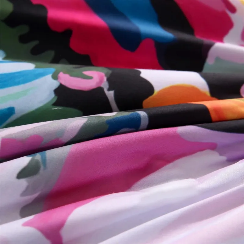 Домашний текстиль Комплект постельного белья с цифровой печатью пододеяльник