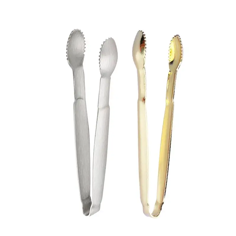 2 шт из нержавеющей стали кубические щипцы для сахара ледяные Позолоченные