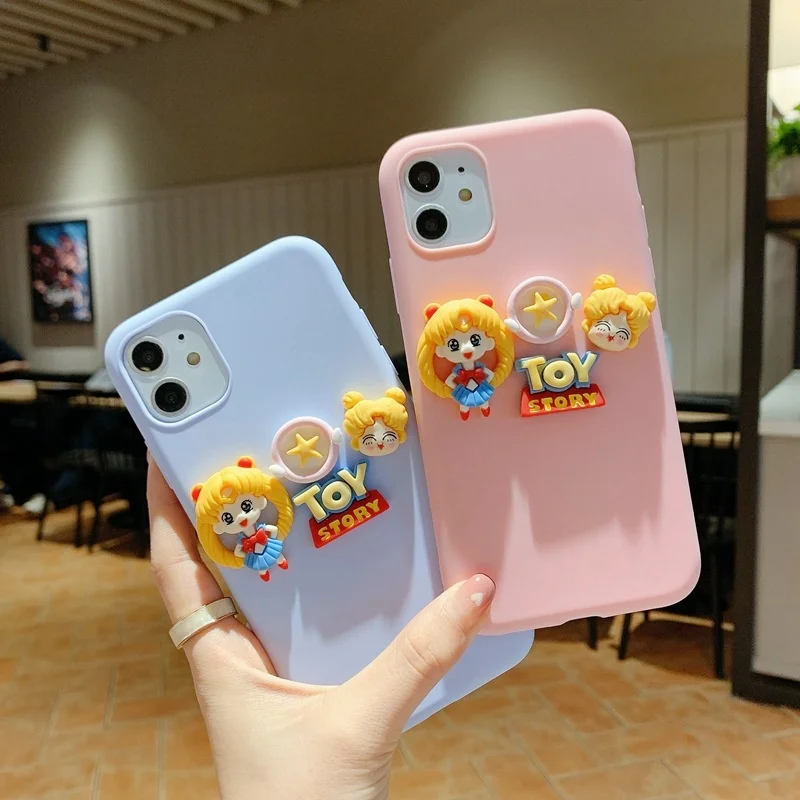 

FOR Samsung galaxy a5 2017 case s20fe mobile phone case, three-dimensional beautiful girl A32 A72 a52 cartoon cute tidal shell