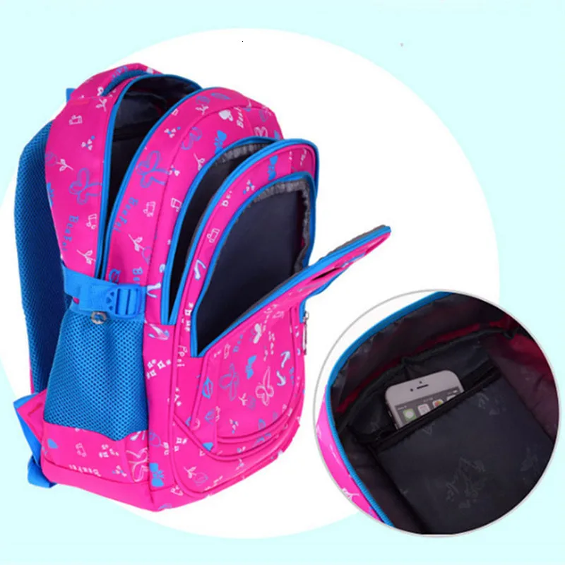 Waterproof Children School Bags for Girls Backpack Kids Book Bag Child Printing Backpacks Teenage Girls kids Satchel schoolbags