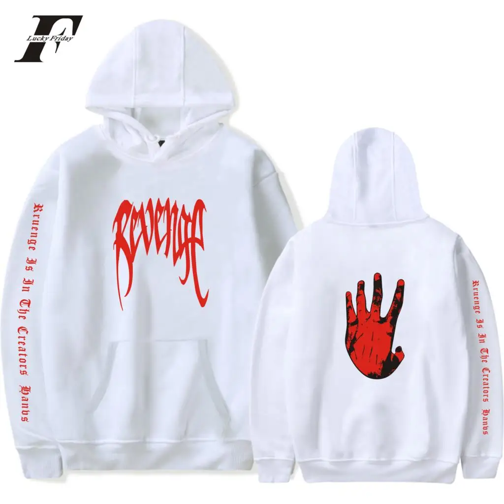 Толстовка Xxxtentacion для мужчин и женщин месть модные худи в стиле хип-хоп здоровья