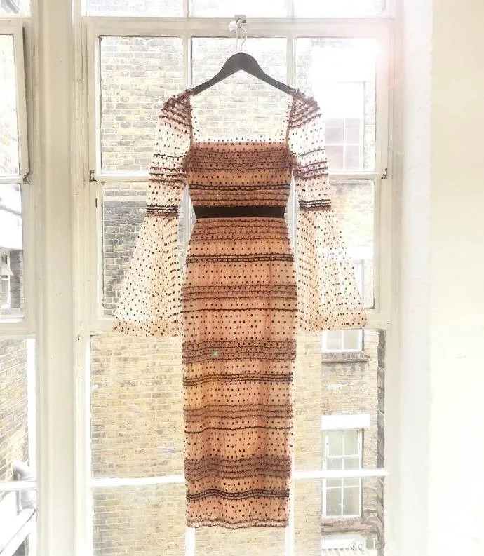 2020 Новое поступление высококачественное платье в горошек с блестками|Женские