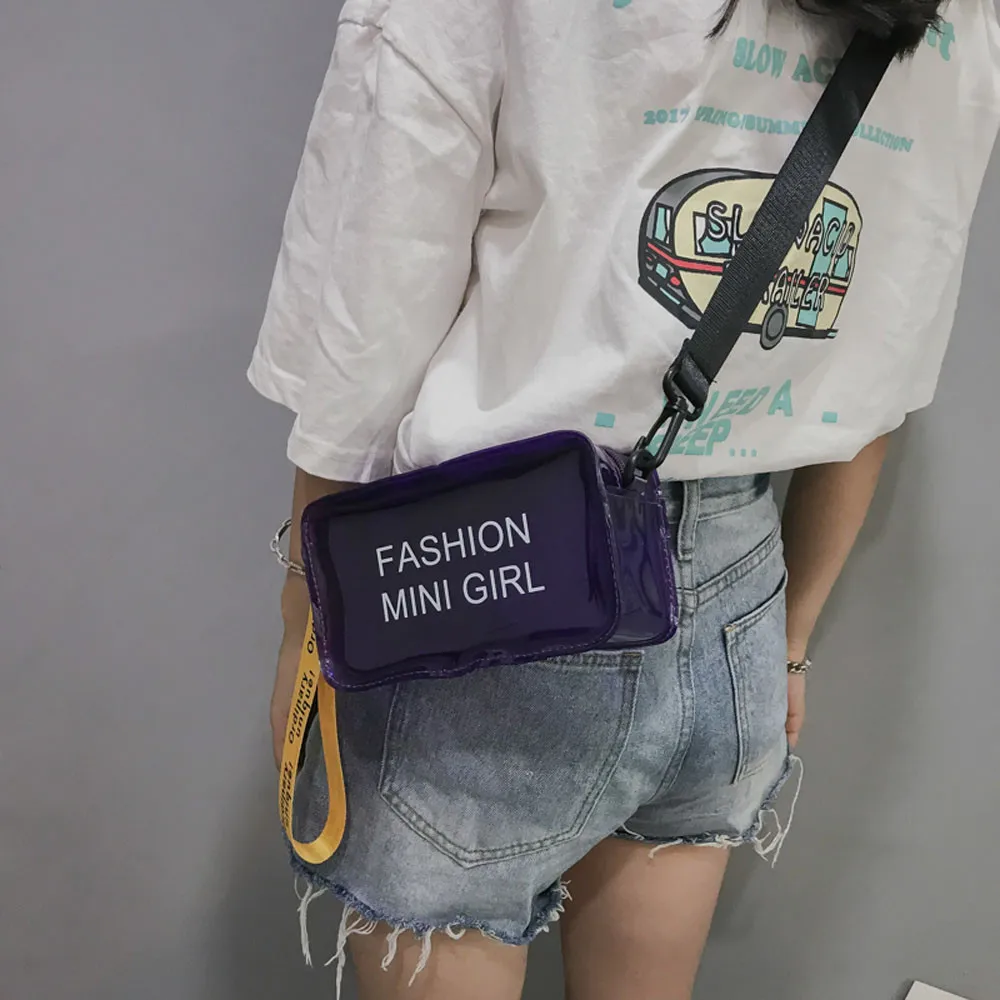 Сумки для женщин 2020 прозрачные сумки через плечо из ПВХ маленькая сумка телефона