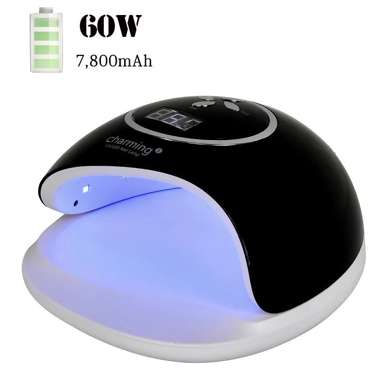 Перезаряжаемая Беспроводная лампа для ногтей беспроводной Гель лак сушилка