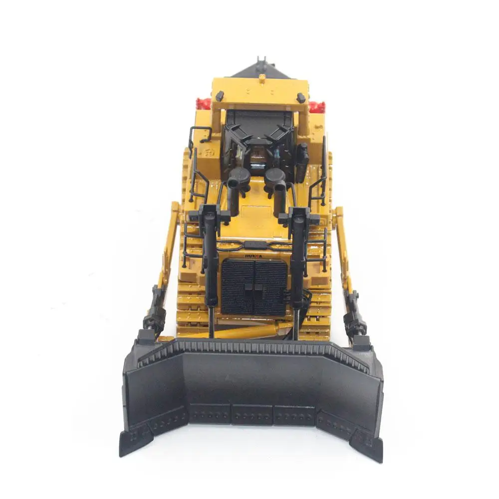 

HUINA 1700 1:50 Die-Cast Alloy Heavy Bulldozer Engineering Truck Static Model Caterpillar Wheel Bulldozer Kids Educational Toy