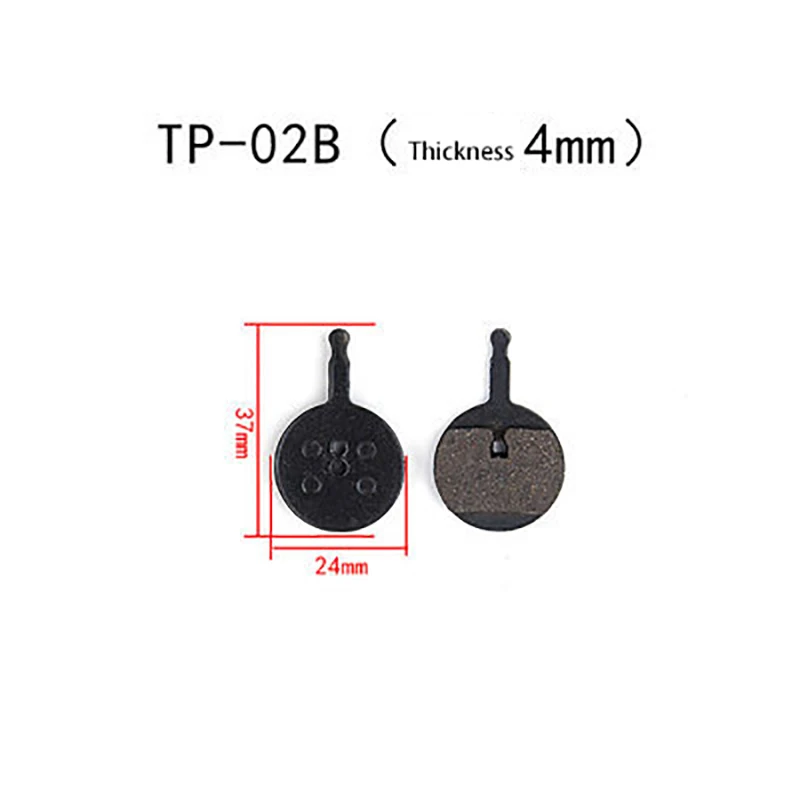 TP-02B 1 пара(2 шт.) MTB велосипедный велосипед велосипедные дисковые Тормозные колодки полуметаллические тормозные колодки для SHIMANO SRAM AVID HAYES TEKTRO Magura Formula - Цвет: TP-02B