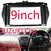 2din 1din car cd dvd frame audio fitting adaptor dash trim facia panel 9 inch for suzuki ciaz 2015 double din radio player