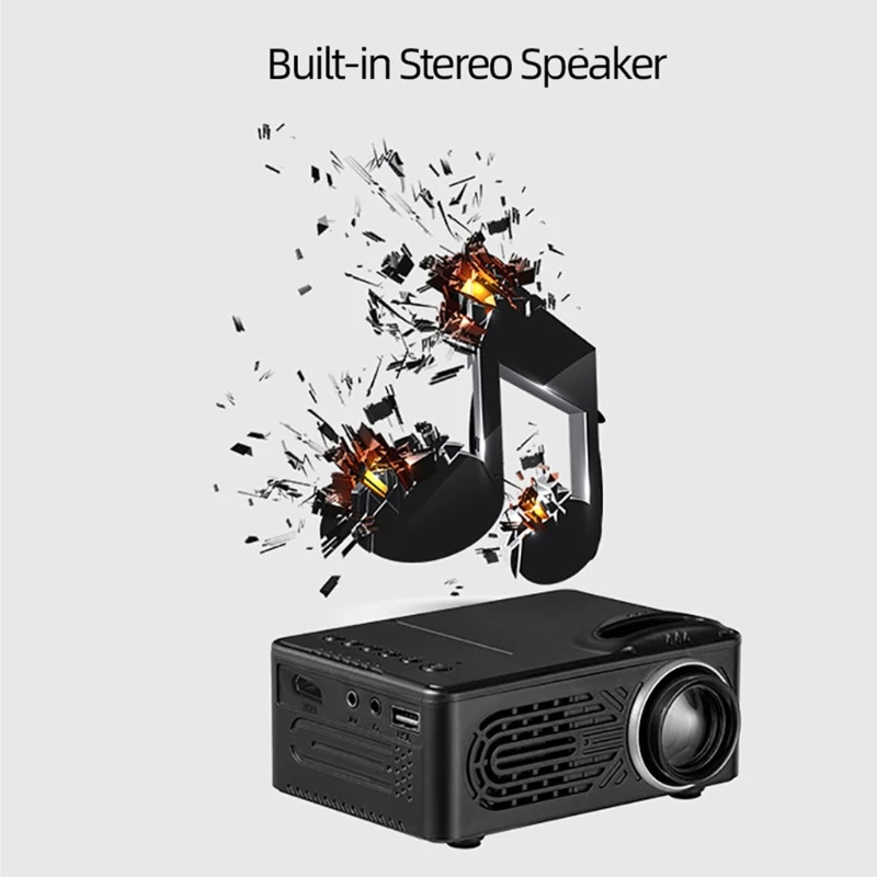

814 Projector High Definition 1080P Projector Multi Interface Home Theater