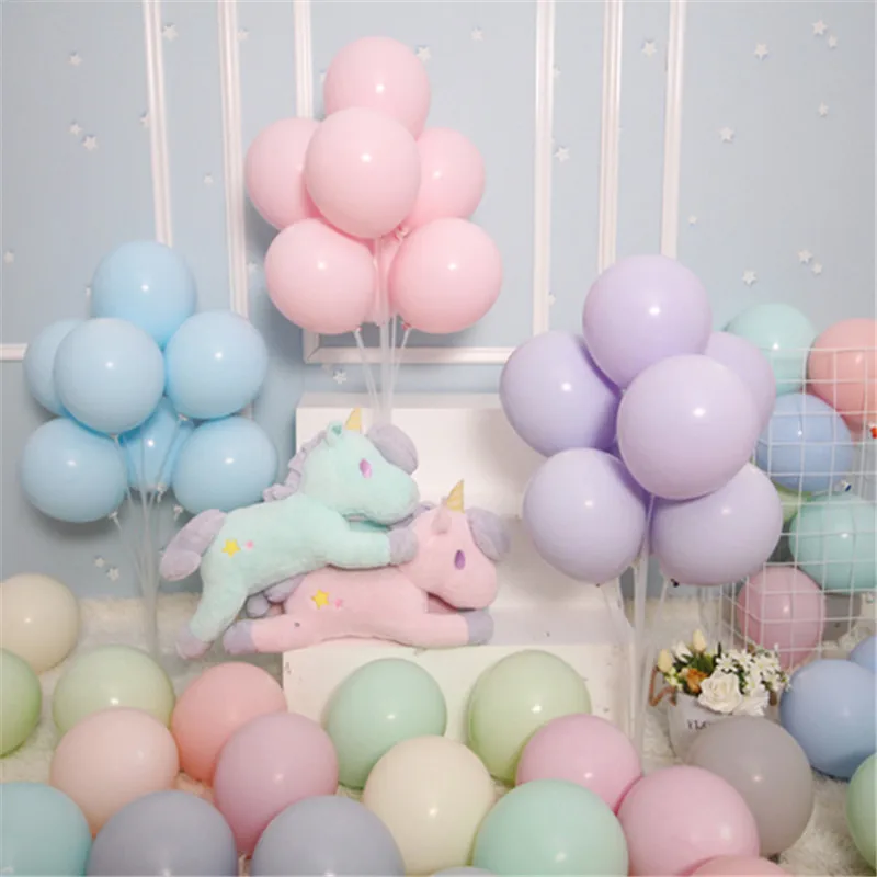 30 шт. Macarons Ballons пастельные вечерние воздушные шарики в виде леденцов 1 го 2 3 дня
