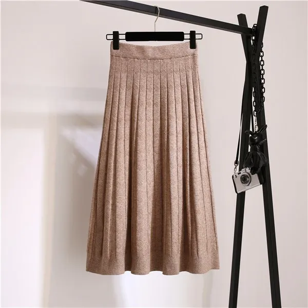 

2020 Autumn & Winter New Arrival Solid Color Skirt Long Wrinkled Cotton Big Pendulum Skirt Cotton Long Skirt Free Shipping