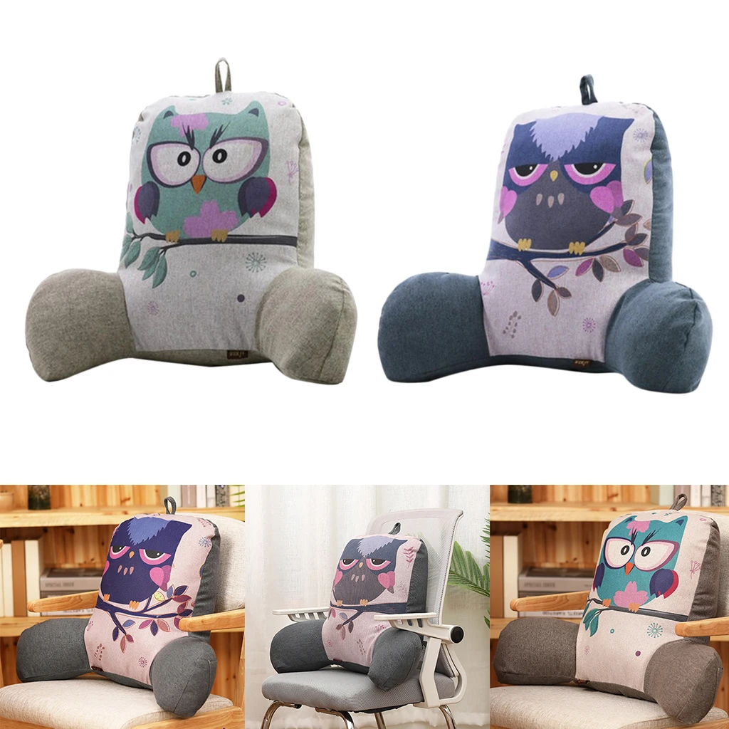 2х подушка для отдыха на спине Большая спинка чтения кровати с подлокотниками