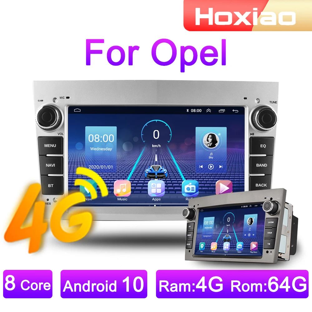 Автомагнитола 2DIN 4G Android мультимедийный видеоплеер для Opel Astra Antara Vectra Corsa Zafira Meriva