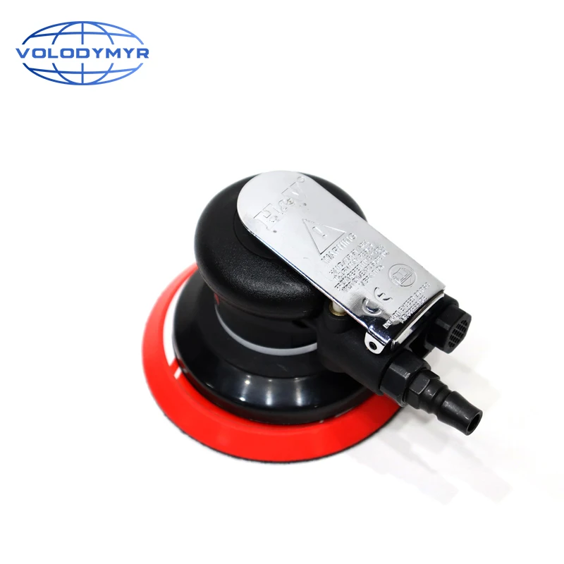 Pneumatic Air Sander Polisher Tool 5 Inch Polishing Random Orbital Palm Grinder Machine for Car Paint Care Rust Removal Polisher