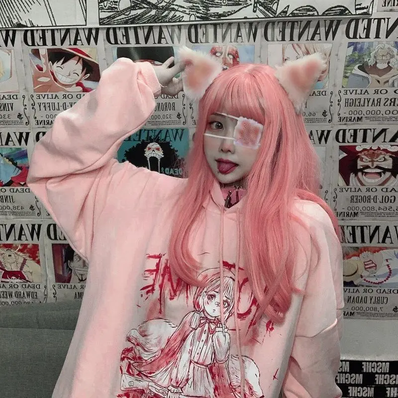 Женская толстовка с длинным рукавом розовая Повседневная Толстовка капюшоном в