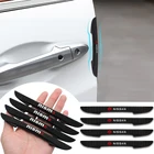 Автомобильная наклейка 4 шт., защитная полоса на края боковой двери для Nissan Nismo X-Trail Qashqai Livina Pulsar Cube Armada, аксессуары