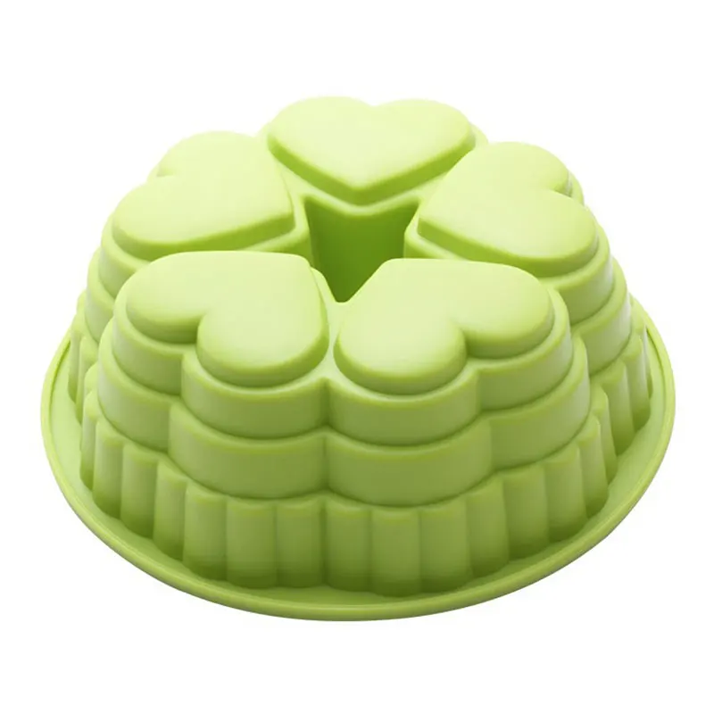 Новое поступление форма в форме сердца d для торта замка DIY шоколад помадка хлеб