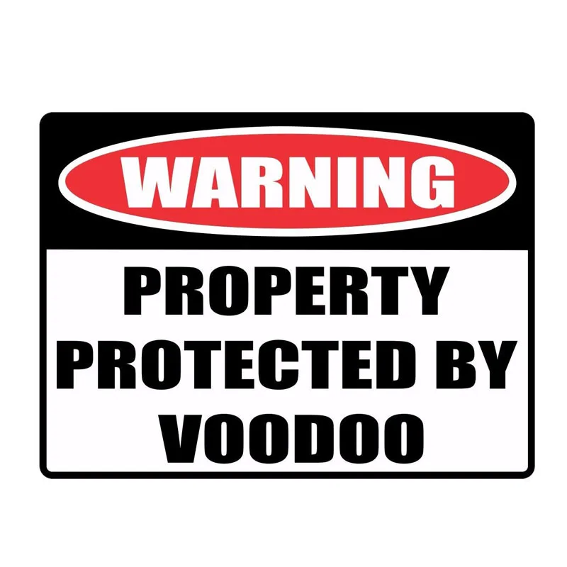 Наклейка на автомобиль из ПВХ 19 х14 см с надписью Voodoo | Автомобили и мотоциклы