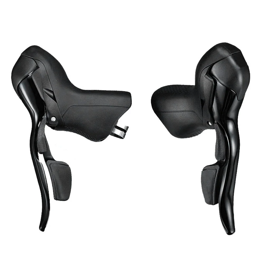 

1 Pair 7 Speed Bike Transmissions Lever Cable Road Derailleur Dual Control Levers For Micronew SMN Road Shifters