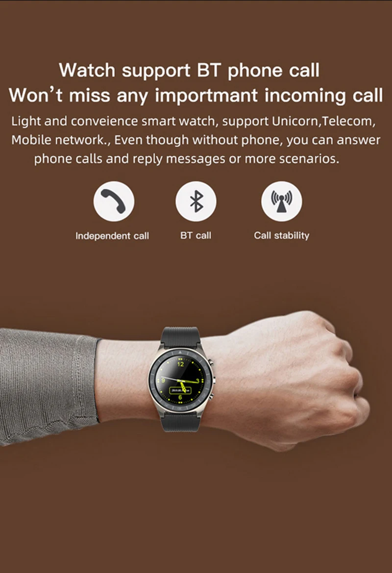 Смарт часы V5 с сенсорным экраном и поддержкой Micro SIM карты черный|Смарт-часы| |