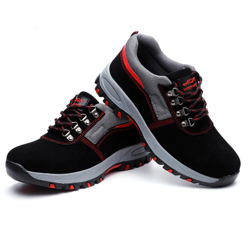 Защитные ботинки со стальным носком Защитная обувь до щиколотки Противоударная