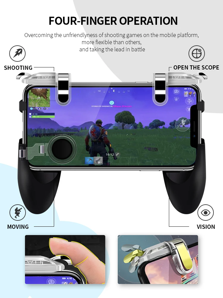 Игровой держатель в виде лягушки для iPhone 5S, 6 X, держатель для телефона, расширенная подставка, кронштейн для Xiaomi Mi, 6, a1, для игр Pubg