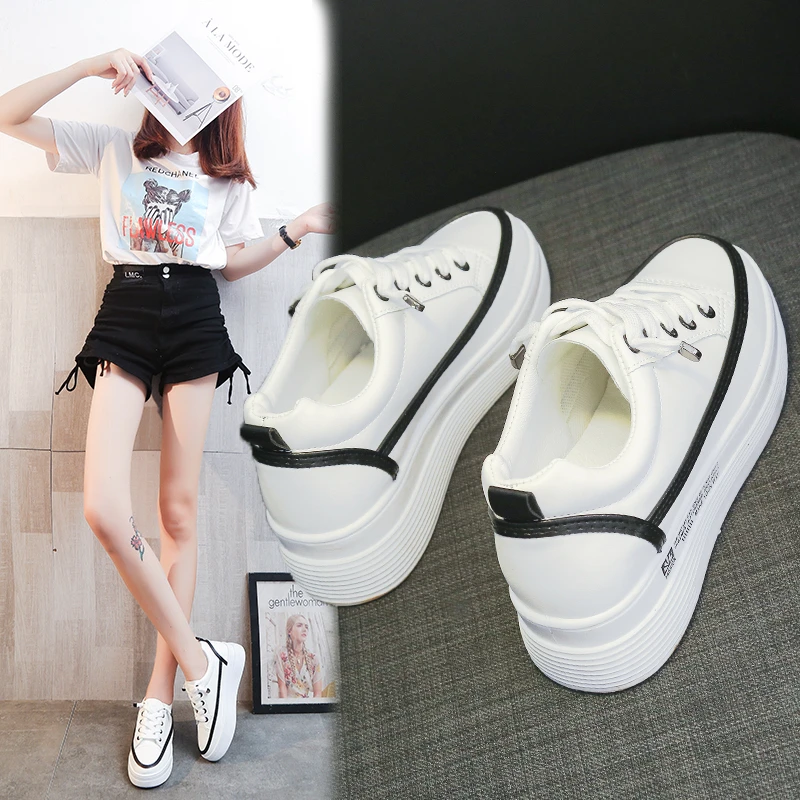 

Zapatos De Mujer White Women's Single Shoes 2022 Fashion Spring and Autumn Platform Sneakers Designer Shoes Casual Sports Shoes