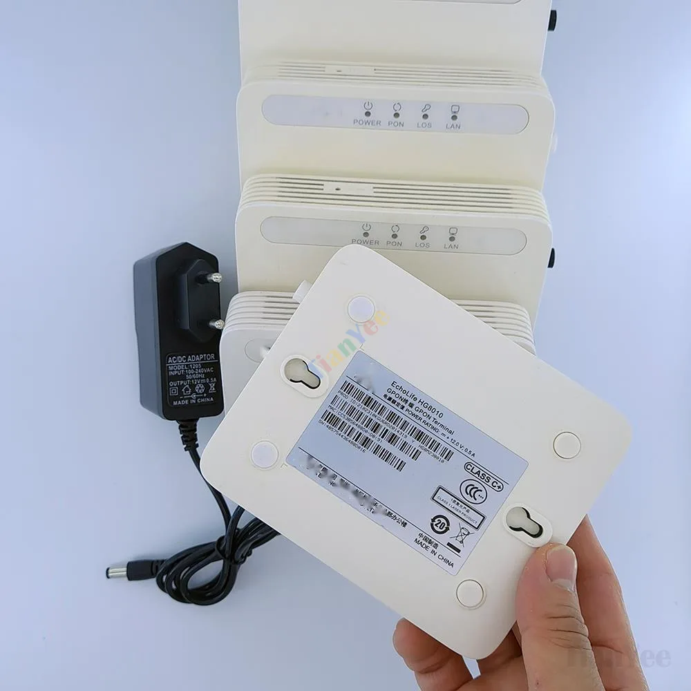 8/10/25 шт. высокоценный HW HG8010 8110 1FE GPON EPON терминал ONU Huawei ont FTTH fiberhome Подержанный модем