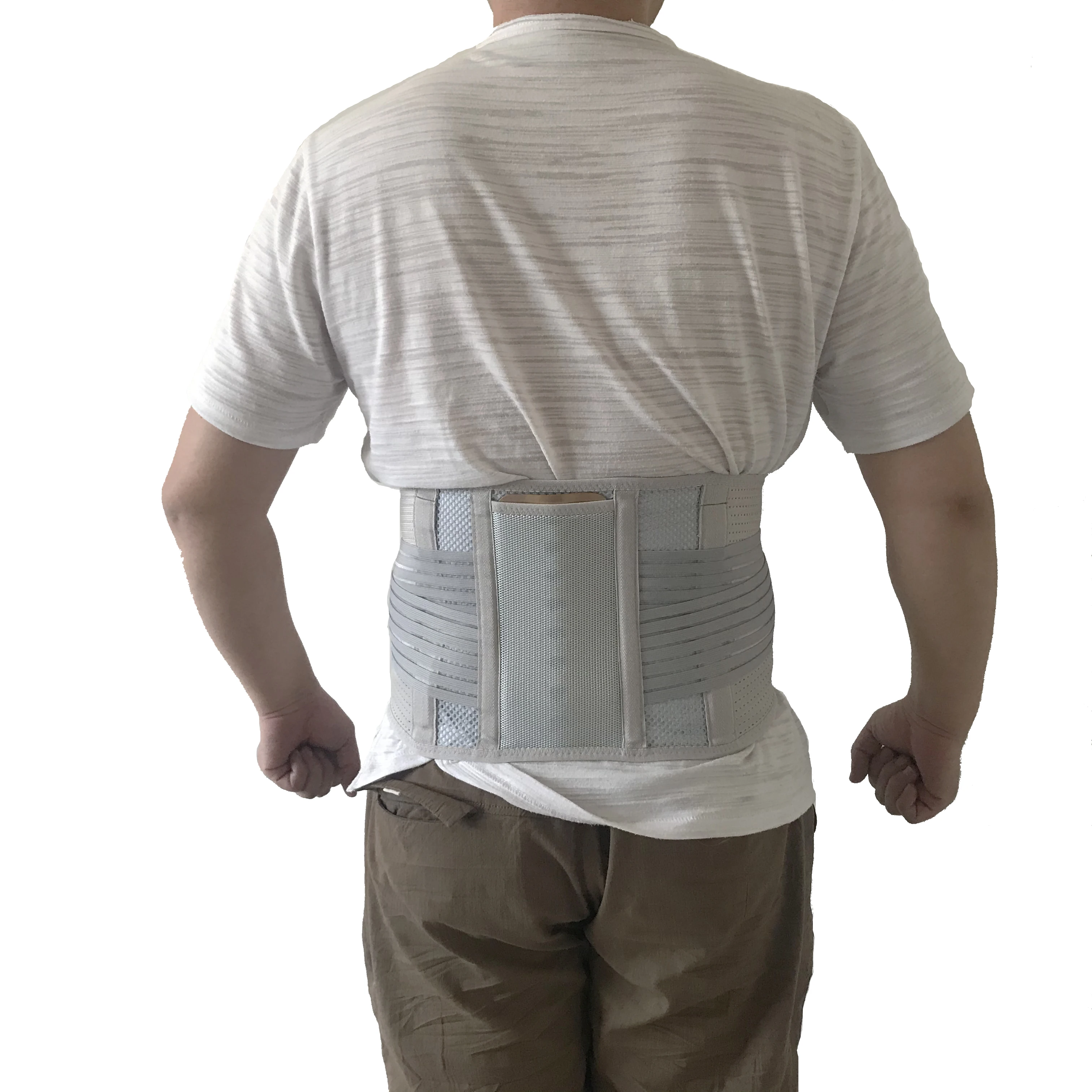 

2020 Men Women Orthopedic Posture Corrector Brace Lower Back Waist Trimmer Belt Elastic Adjustable Lumbar Support Belt Corset