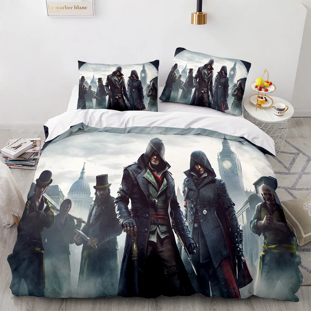 Комплект постельного белья Assassins Creed для односпальной и двухспальной кровати