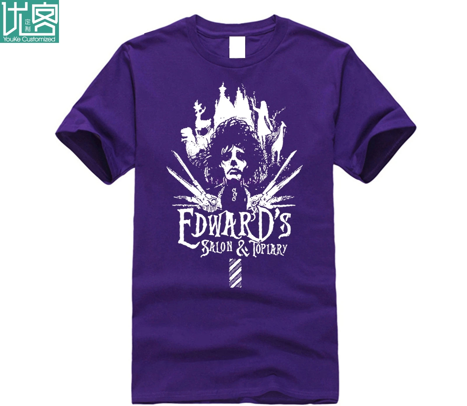 Новинка 2019 100% хлопок мужские футболки с черепом Megadeth Эдвард руки ножницы