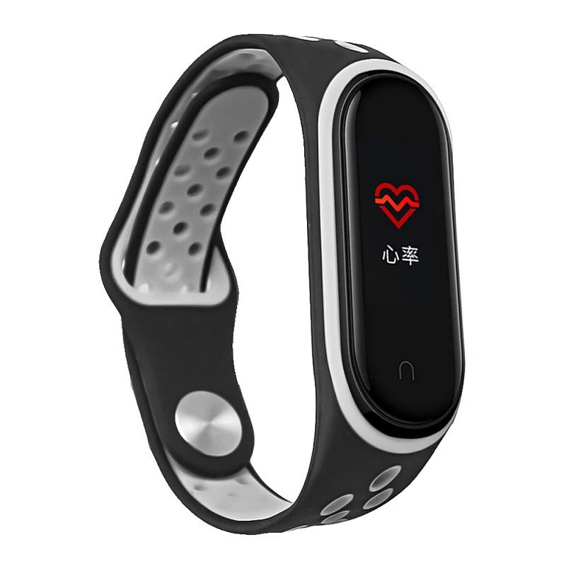 Спортивный Браслет mi Band 3 ремешок на запястье для Xiaomi band 4 спортивный силиконовый