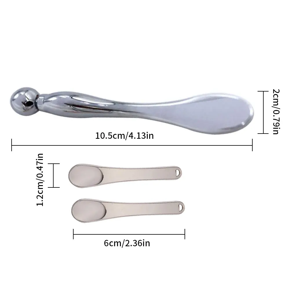 

Anti Wrinkle Eye Cream Applicator Mixing Spatulas Preminum Metal Face Mask Spoon Sticks Eye Cream Massage Sticks Beauty Scoop