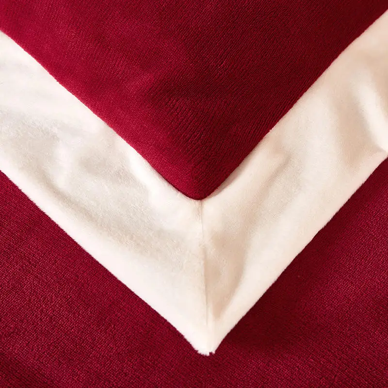 Пододеяльник для двуспальной кровати однотонный супер мягкий пододеяльник зимы